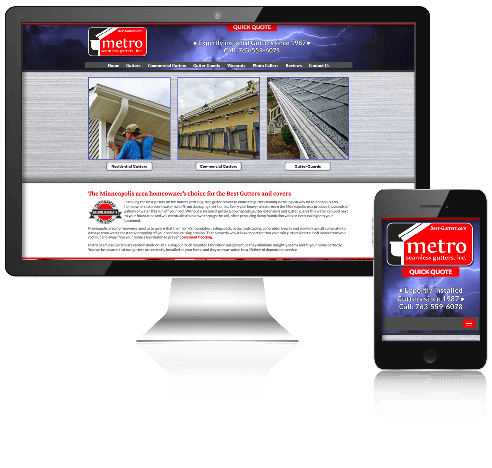 metro seamless gutters